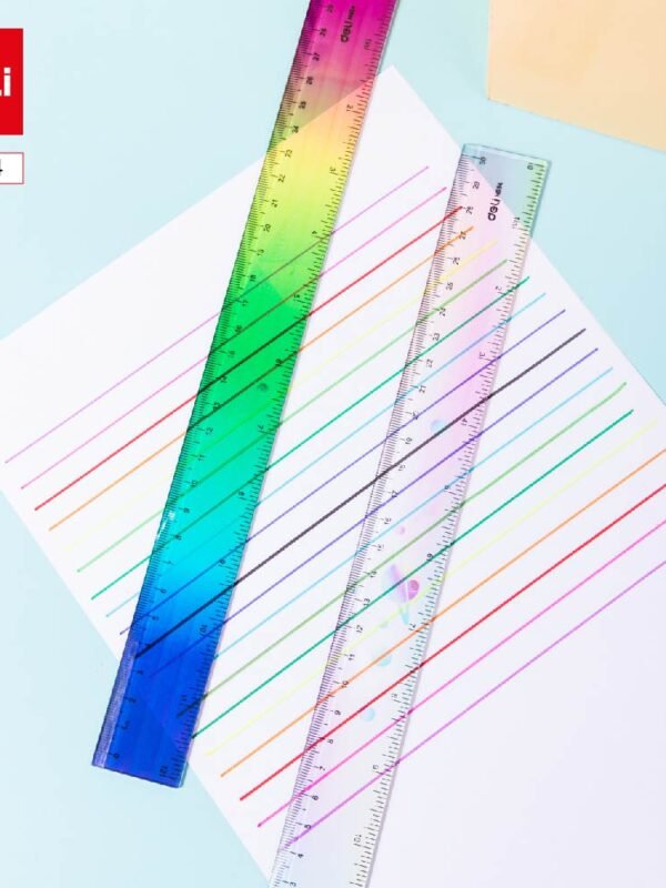 ديلي مسطرة //30 سم = 12 إنش// - ملونة - EH654